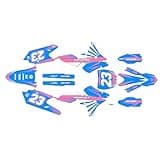 Kalair GFX Graphics Kit for Yamaha YZ450F (2014-2017) FH Series Pink 9 Mil-Dirt Pit Bike Motorcycle Stickers,Dirtbike Racing Decal Automotive Motocross Accessories no Plastics