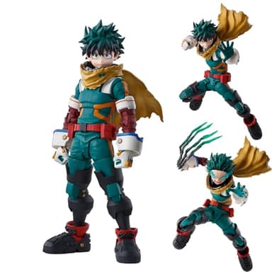 LUNK MHA Midoriya Izuku Action Figures Movable Statue,Todoroki Shouto MHA Kacchan Figure,Cartoon Hero Figura Anime Figurine Ornament Collection Gifts