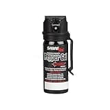 SABRE Crossfire Pepper Gel for Self Defense, Deploys At Any Angle, Maximizes Target Acquisition Against Threats, Easy Carry Belt Clip, Safety Flip Top, Max Police Strength Pepper Spray, 1.5 fl oz