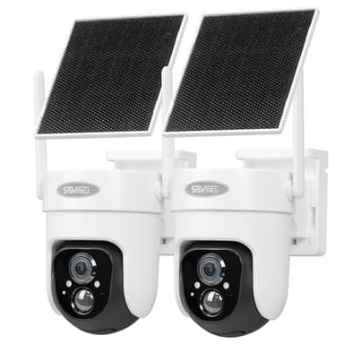 Vicohome 2CQ4G 2K AI Solar Security Camera Wireless Outdoor, Battery Powered Cam, Color Night Vision, Two Way Audio, Motion Detection, Easy to Setup, Audible Flashlight Siren, 180 Days Exchange Policy