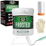 Frosted Glass Paint - Privacy Window Paint, Waterproof & UV Resistant, Frosting Spray for Shower Doors, Bathroom, Kitchen, Craft, Indoor & Outdoor (16oz)