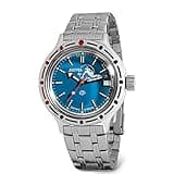 Vostok | Amphibia 420059 Scuba Dude Automatic Self-Winding Diver Wrist Watch | Steel Bracelet