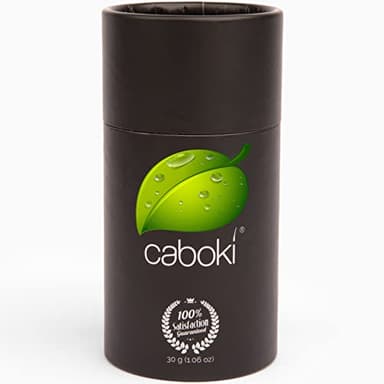 Caboki Hair Fibers for Thinning Hair – Natural Plant-Based Hair Powder for Men & Women – Instantly Thicker Fuller Looking Hair – Wind & Sweat Resistant – 30g, 90-Day Supply, Medium Brown