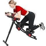 GIKPAL Ab Machine, Ab Workout Equipment for Women, Adjustable Ab Trainer Machine for Stomach Workout at Home Gym, Ab Crunch Exercise Equipment Abdominal Trainer for Beginner