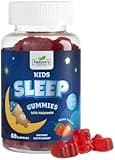 Kids Melatonin Gummy 1mg, Sleep Gummies for Children Ages 4 and Up, Non-Habit Forming Sleep Supplements, Chewable Supplement for Restful Sleep Support, Natural Berry-Flavored - 60 Gummies