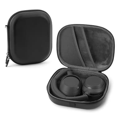 Linkidea Headphones Carrying Case Compatible with Sony WH-1000XM6, WH-1000XM4, WH1000XM3, WH-XB900N, MDR-1000X, Protective Hard Shell Travel Bag with Cable, Charger Storage (Black)