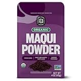 FGO Organic Maqui Powder, 4oz Resealable Pouch, Freeze Dried Superfood Berry from Chile, for Desserts and Smoothies (Pack of 1)
