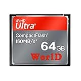 ZHONGSIR 64GB Compact Flash Card Original CF Card UDMA Camera Memory Card for Professional Photographer Enthusiast 150MB/s SDCFH-064GB