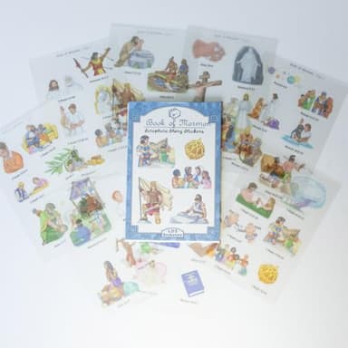 LDS Book of Mormon Scripture Story Stickers for Scripture Marking and Personal Study
