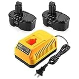 energup 2Pack 18V Replace for dewalt Battery 4.5A, for 18v xrp baterias, 18volt dewlt Batteries for DC9096 DC9099 DW9098 Dewalt 18Volt Battery, with DC9310 18V Dewalt Charger