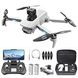 GPS Drones with Camera for Adults 4K with Brushless Motor and Follow Me Mode,Long Flight Time and Distance,5G FPV Transmission and Auto Return, Foldable RC Quadcopter for Beginner and Kids,Under249g