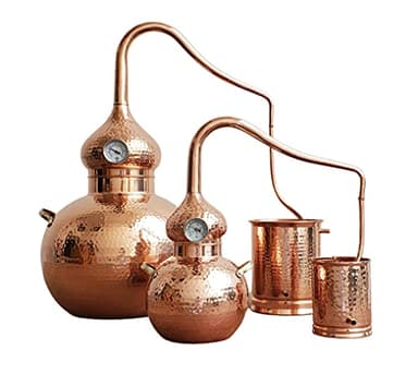 5 Gallon Pure Copper Alembic Still for Whiskey, Moonshine, Essential Oils by Copperholic