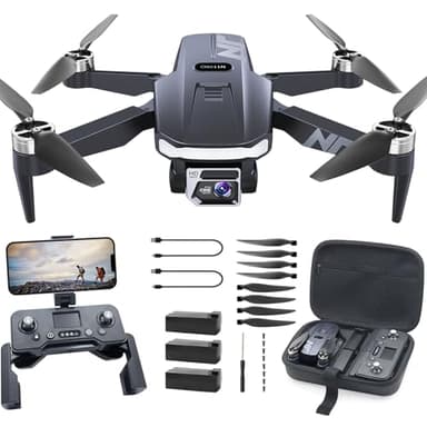 N11 PRO GPS Drone with Camera for Adults 4K UHD, 90 Min Long Flight Time, Long Control Range, Auto Return, Follow Me, Brushless Motor, 5G FPV RC Quadcopter for Beginners