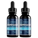5% Minoxidil Hair Growth for Men and Women: Extra Strength Minoxidil Hair Loss Treatment Serum with Boitin for Faster Stronger Thicker Hair Growth, 4 FL OZ/120 ML