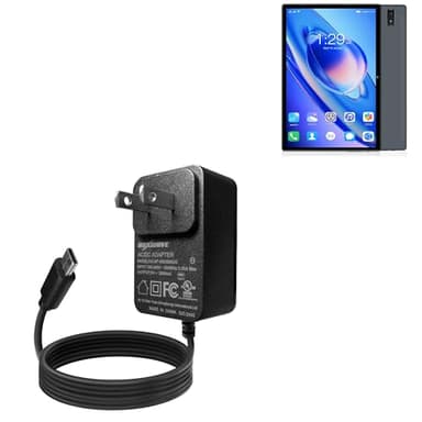 BoxWave Charger Compatible with DUODUOGO Gaming Tablet PC s9 (10 in) - Wall Charger Direct (15W), Rapid Charge Your Device with Built-in 3ft Cable