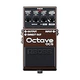 BOSS Oc-5 Octave Guitar And Bass Effect Pedal with Vintage And Poly Modes Plus 5-Year Warranty