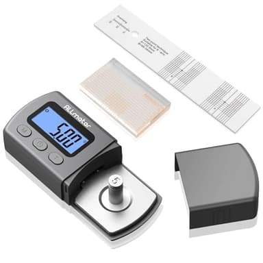 ALLmeter High-Precision Digital Stylus Force Gauge for Turntable Setup – 0.01g Accuracy, VTA Ruler, Overhang Protractor, Extra Stylus, Carry Case Included​