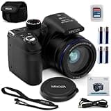 Minolta 20 Mega Pixels 40x Optical Zoom Digital Camera with 1080p FHD Video, Black