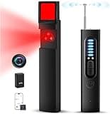 SINBEN Hidden Camera Detectors and Bug Detector, 2024 Anti-Spy Camera Finder Detector, GPS Hidden Camera Detector, Tracking Device Detector, Camera Detector for Hotels, Home, Office (Black)