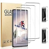 (3+2 Pack) Pixel 6 Pro Screen Protector + HD Camera Lens Protector, 3D Curved Full Coverage, Easy installation, 9H Tempered Glass, Ultrasonic Fingerprint Compatible, for Google Pixel 6 Pro 5G 6.7 Inch