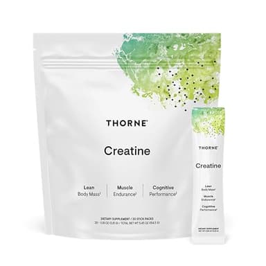 THORNE Creatine - Micronized Creatine Monohydrate Powder - Support for Muscles & Cognitive Function* - for Women & Men - Unflavored - NSF Certified for Sport - 5 g per Serving - 30 Servings
