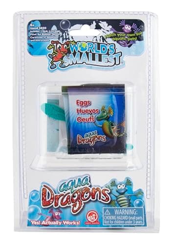 World’s Smallest Aqua Dragons, Live Aquatic Pets Hatch & Grow Miniature Science Kit for Ages 6 and up