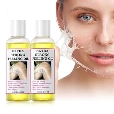 Extra Strong Peeling Oil, Yellow Peeling Oil for Dark Skin, Exfoliating Peeling Solution for Body, Hand, Feet and Face All Skin Type
