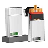 BECKVEC- Cigarette case with time Lock. A Timer Lock Box to Help You Quit Smoking. for Large (Short) Cigarettes of 84 mm /3.3 inches. Valentine's Day giftCreative Cigarette case.