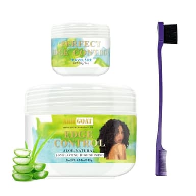 ARHGOAT Edge Control Perfect Performance Long Lasting No White Residue Extreme Strong Hold High Shining with Aloe Natural Formula Hair Gel for Women, 6.53 Ounces (PACK OF 1)