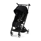 Cybex Libelle Lightweight pockit Travel Baby Stroller - Carry-On Compliant Compact Fold, One-Hand Adjustable Recline - Compatible with CYBEX Car Seats, Moon Black