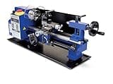 Eastwood Benchtop Metal Lathe 7 inch x 12 inch | Mini Metal Lathe Variable Speed 0-2500 RPM, Mini Lathe with 3-jaw Chuck | Benchtop Metal Lathe, Drilling Machine for Various Types of Metal Turning