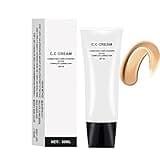 Cc Cream Self Adjusting for Mature Skin,Skin Tone Adjusting CC Cream SPF 50,for Older Women-1.01 oz(1PCS)