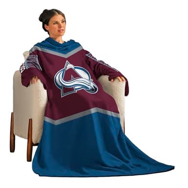 Snuggie Colorado Avalanche – The Original Wearable Blanket with Sleeves | Super Soft Fleece | As Seen on TV | Officially Licensed NHL Gear