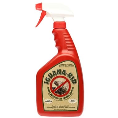 Iguana Rid - Professional Grade Natural Iguana Repellent - Essential Oils Formula with Cinnamon Bark Oil - Pet Safe - Non-Toxic to Food Crops & Gardens - USA Made - 32 Oz