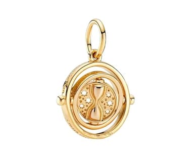 CHARMY´S Sterling Harry Potter Time Turner Charm Compatible with Pandora Charms for Women, Charm Bracelet Charms, Necklace Charms & Bracelets – Cute Hogwarts Harry Potter Charms for Bracelets