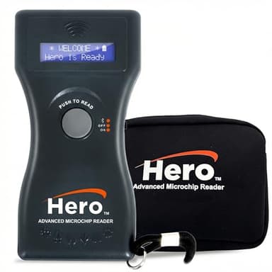 Hero Universal Microchip Scanner for ISO & Non-ISO Pet Microchip, Bluetooth