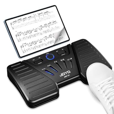 JOYO Wireless Page Turner Bluetooth Music Page Turner Pedal for iPad Tablets Android IOS Phones Keyboard Foot Switches Turner (SP-01)