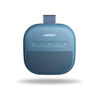 Bose SoundLink Micro Portable Bluetooth Speaker (2nd Gen), Wireless Outdoor Speaker, Up to 12 Hours Battery Life, Waterproof and Dustproof, Blue Dusk