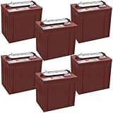 Trojan T-125 240Ah, 6V Deep Cycle Battery - 6 Pack