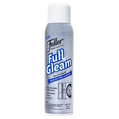 Fuller Brush Full Gleam Stainless Steel Cleaner – 15 oz Spray for Appliances, Chrome, Aluminum & Sinks – Cleans, Polishes & Protects Metal Surfaces (Pack of 1)