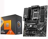 INLAND Micro Center AMD Ryzen 7 7800X3D 8-Core16-Thread Desktop Processor with MSI PRO B650-P WiFi ProSeries Motherboard (AMD AM5, ATX, DDR5, PCIe 4.0)