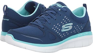 Skechers Synergy 2.0 Rising Star Navy/Light Blue Womens 7.5