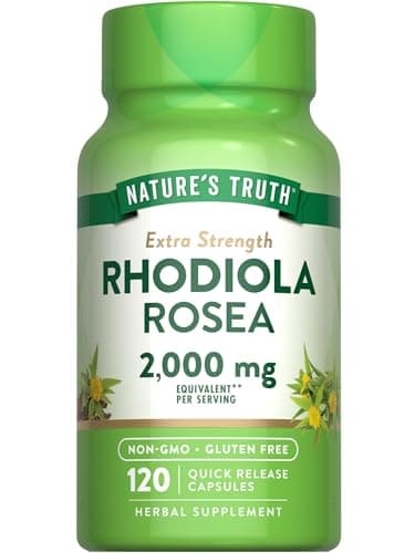 Nature's Truth Rhodiola Rosea | 120 Capsules | Non-GMO & Gluten Free Extract Supplement