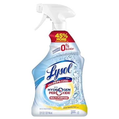 Lysol Cleaner Hydrogen Peroxide Multi-Purpose Cleaner Spray, Citrus, 32 Fluid Ounce