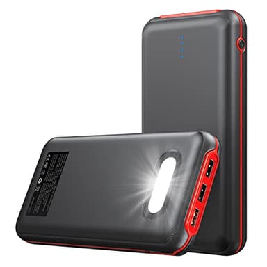 Portable Charger, 30000mAh 22.5W Fast Charging Power Bank with Flashlight and 4 Outputs, USB C External Charger, Travel Essential Battery Pack for iPhone, Galaxy, LG, Pad Mini, Tablet, and More