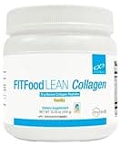 XYMOGEN FIT Food Collagen - Bovine Collagen Peptides Powder with HMB + Vitamin D3-15g Collagen Protein to Support Muscle Recovery & Collagen Production - Vanilla Flavor (12.35 oz)