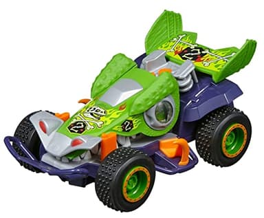 Nikko 20111 Road Rippers Mega Monster Beast Buggy, Toy Car with Light Up Eyes and Sounds, Car Moves at the Touch of a Button, Batteries Included, Children Aged 3 Years and Above, Approx. 23 cm, Green