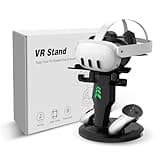 G-STORY Charging Dock for Meta Quest 3 Headset Controllers, VR Charging Station for Meta Quest 2 Fast Charging Meta Quest Pro Accessories with LED Lights