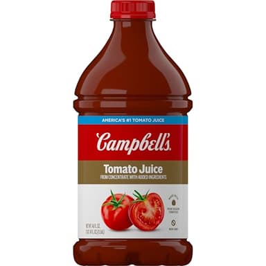 Campbell's 100% Tomato Juice, 46 fl oz Bottle