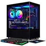 STGAubron Gaming Desktop PC, Radeon RX 580 16G GDDR5, Intel 10th Gen G5905 3.5G, 16G RAM, 512G SSD, WiFi, BT 5.0, RGB Fan x 5, Windows 11 Home